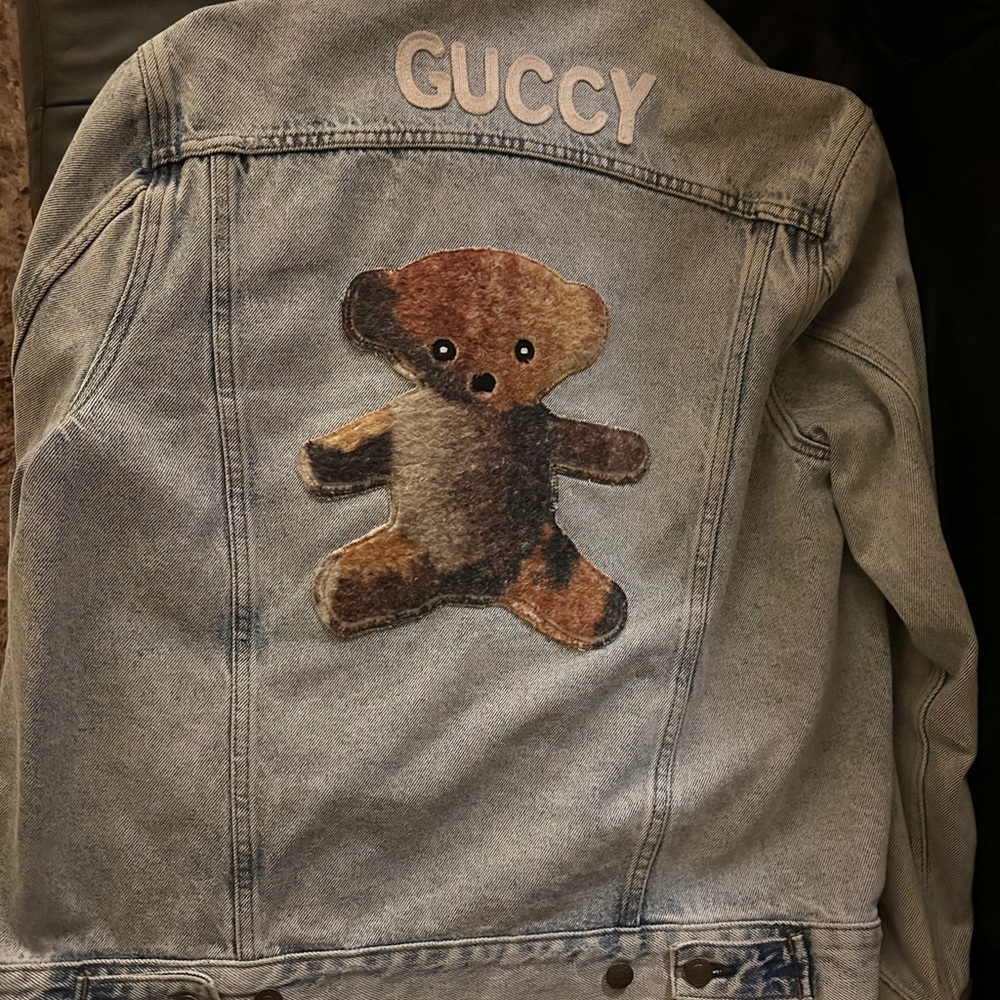 Gucci denim jacket Distressed